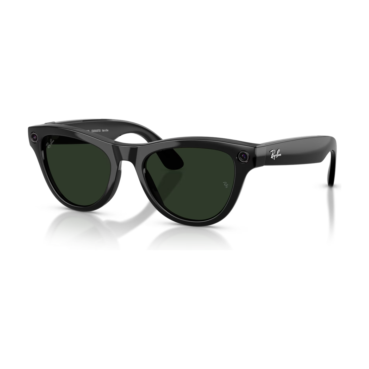 Ray-Ban Meta Skyler (Gen 2) — Shiny Black / Transitions Graphite Green — 52