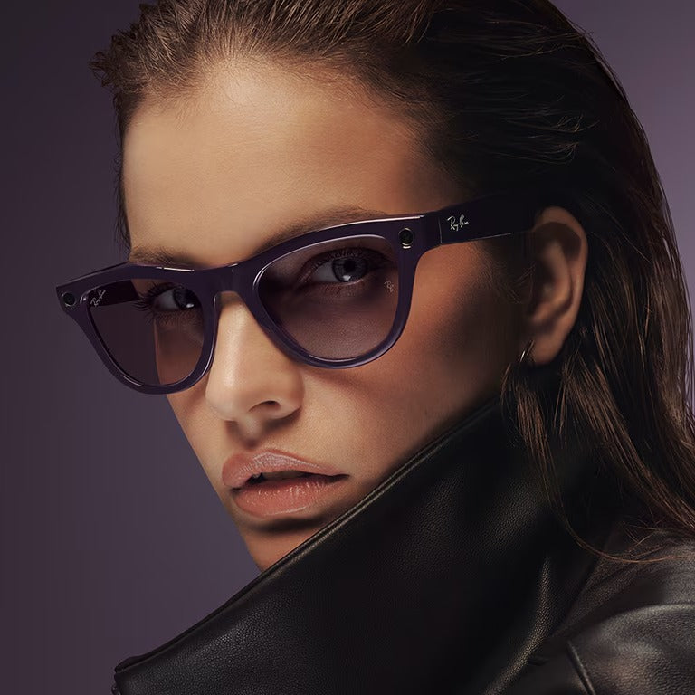 Ray-Ban Meta Skyler (Gen 2) — Shiny Black / Transitions Graphite Green — 52