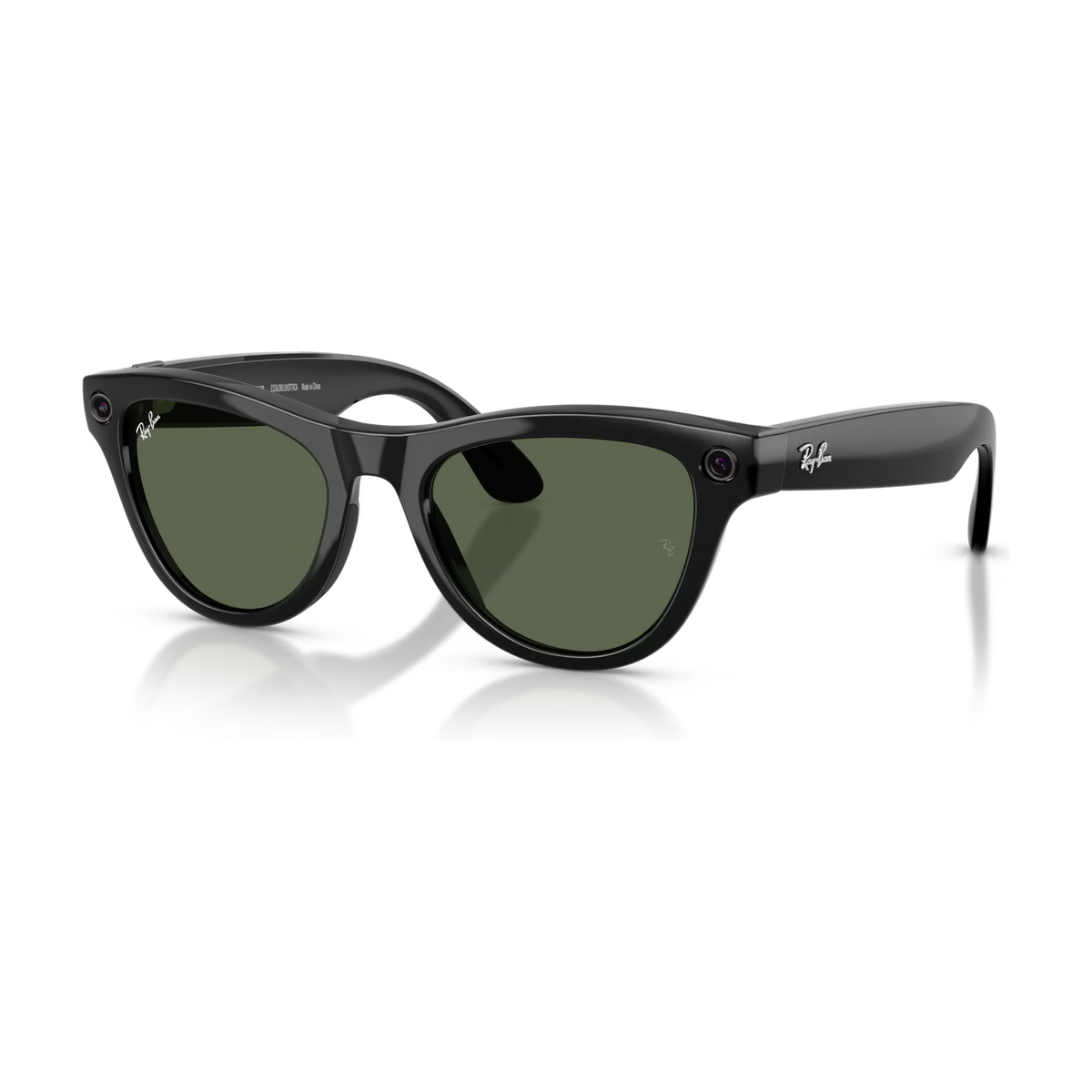 Ray-Ban Meta Skyler (Gen 2) — Shiny Black / G-15 Green — 52