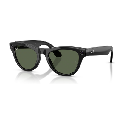 Ray-Ban Meta Skyler (Gen 2) — Shiny Black / G-15 Green — 52