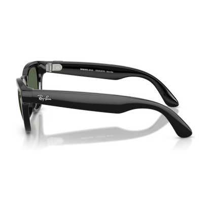 Ray-Ban Meta Skyler (Gen 2) — Shiny Black / G-15 Green — 52