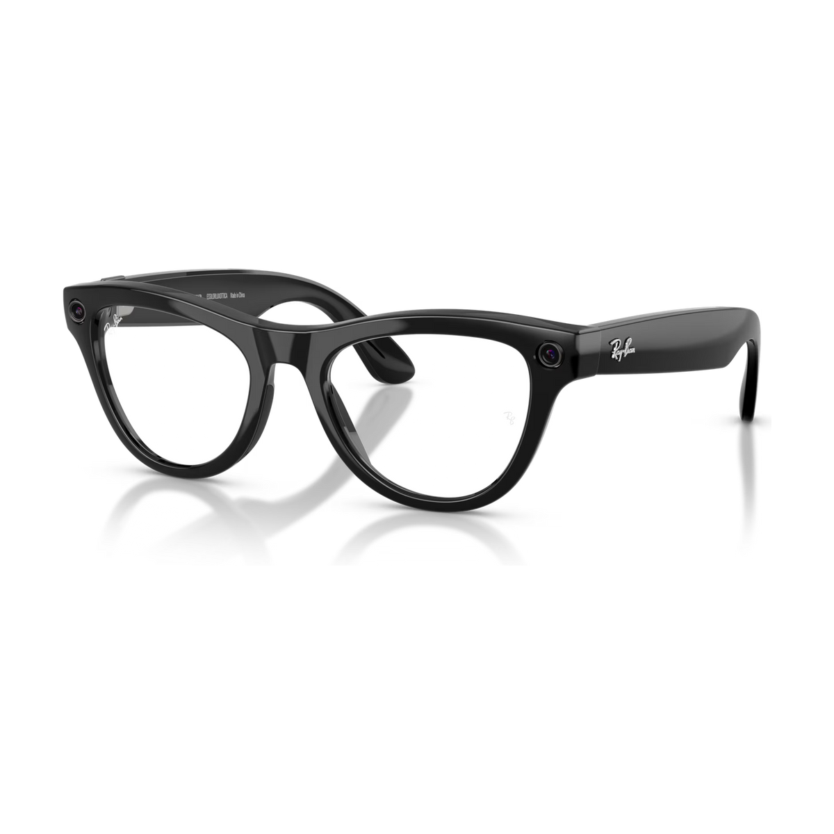 Ray-Ban Meta Skyler (Gen 2) — Shiny Black / Clear — 52