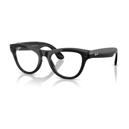 Ray-Ban Meta Skyler (Gen 2) — Shiny Black / Clear — 52