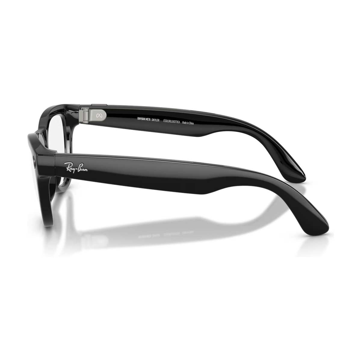 Ray-Ban Meta Skyler (Gen 2) — Shiny Black / Clear — 52