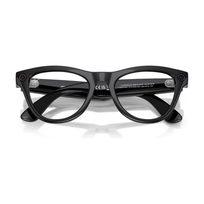 Ray-Ban Meta Skyler (Gen 2) — Shiny Black / Clear — 52