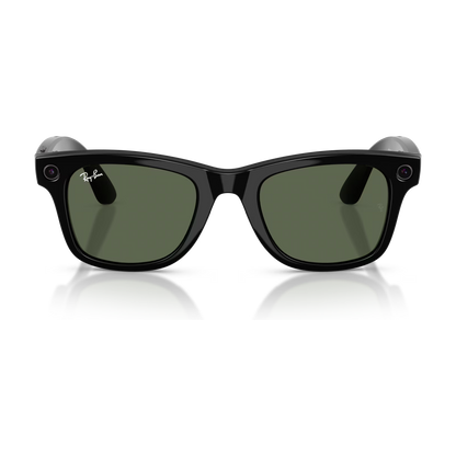 Ray-Ban Meta Wayfarer (Gen 2) — Shiny Black / G-15 Green — 50