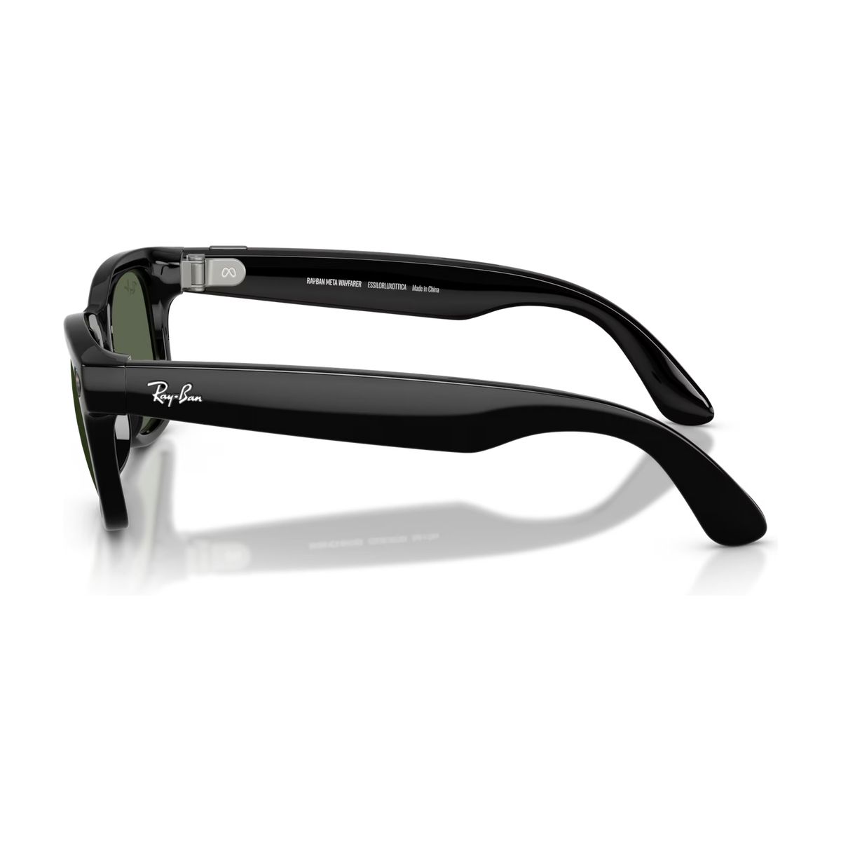 Ray-Ban Meta Wayfarer (Gen 2) — Shiny Black / G-15 Green — 50