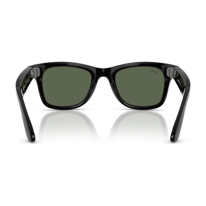 Ray-Ban Meta Wayfarer (Gen 2) — Shiny Black / G-15 Green — 50