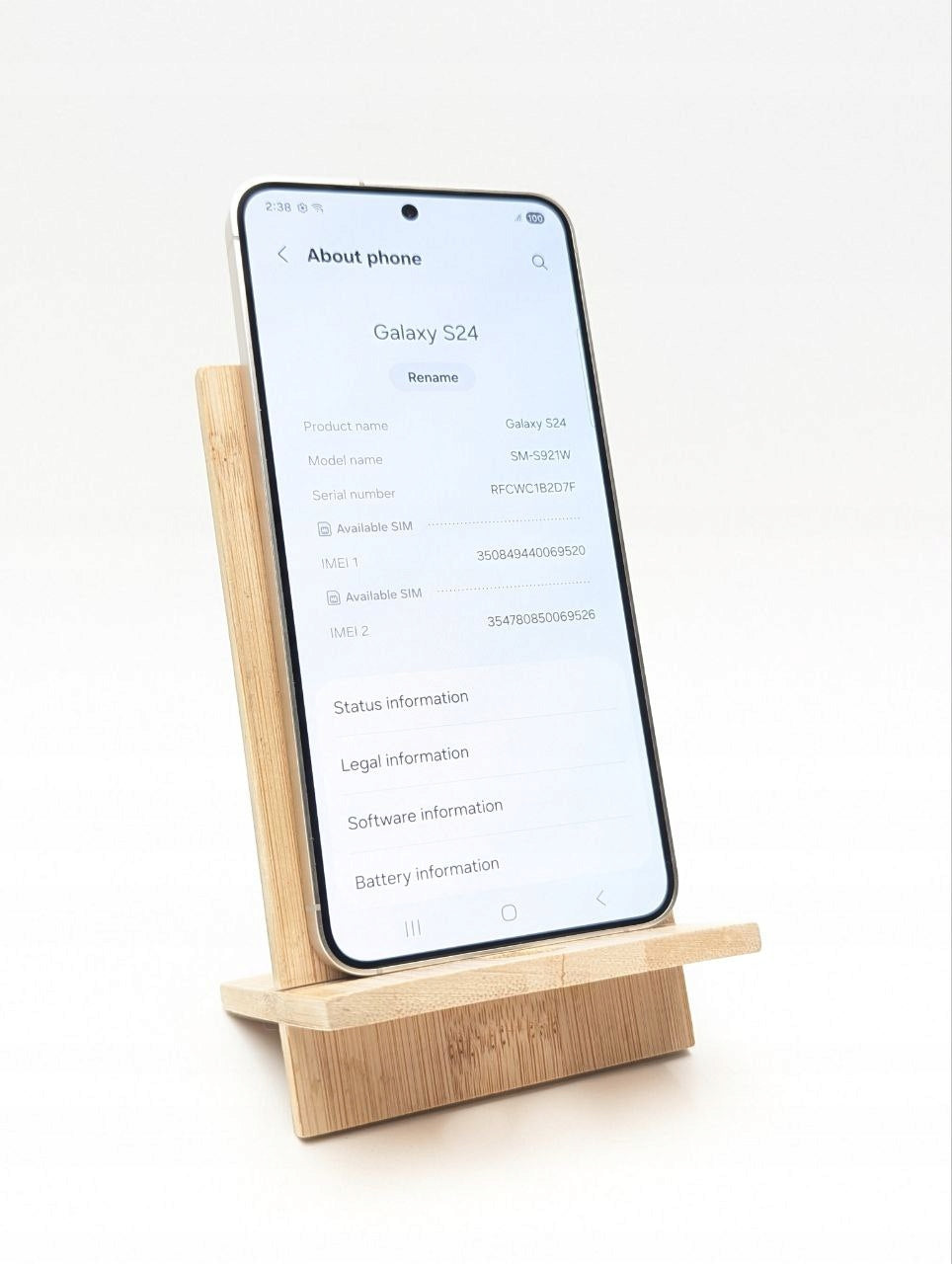 Samsung Galaxy S24 128GB Żółty | Outlet, Bateria 95%