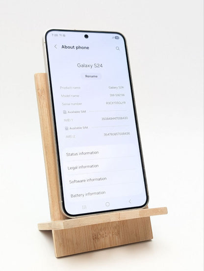 Samsung Galaxy S24 128GB Żółty | Outlet, Bateria 90%