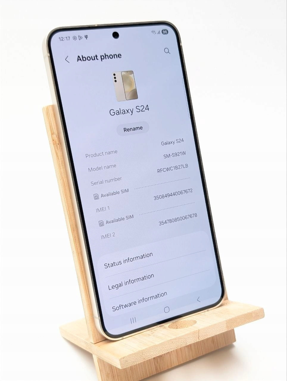 Samsung Galaxy S24 128GB Żółty | Outlet, Bateria 95%