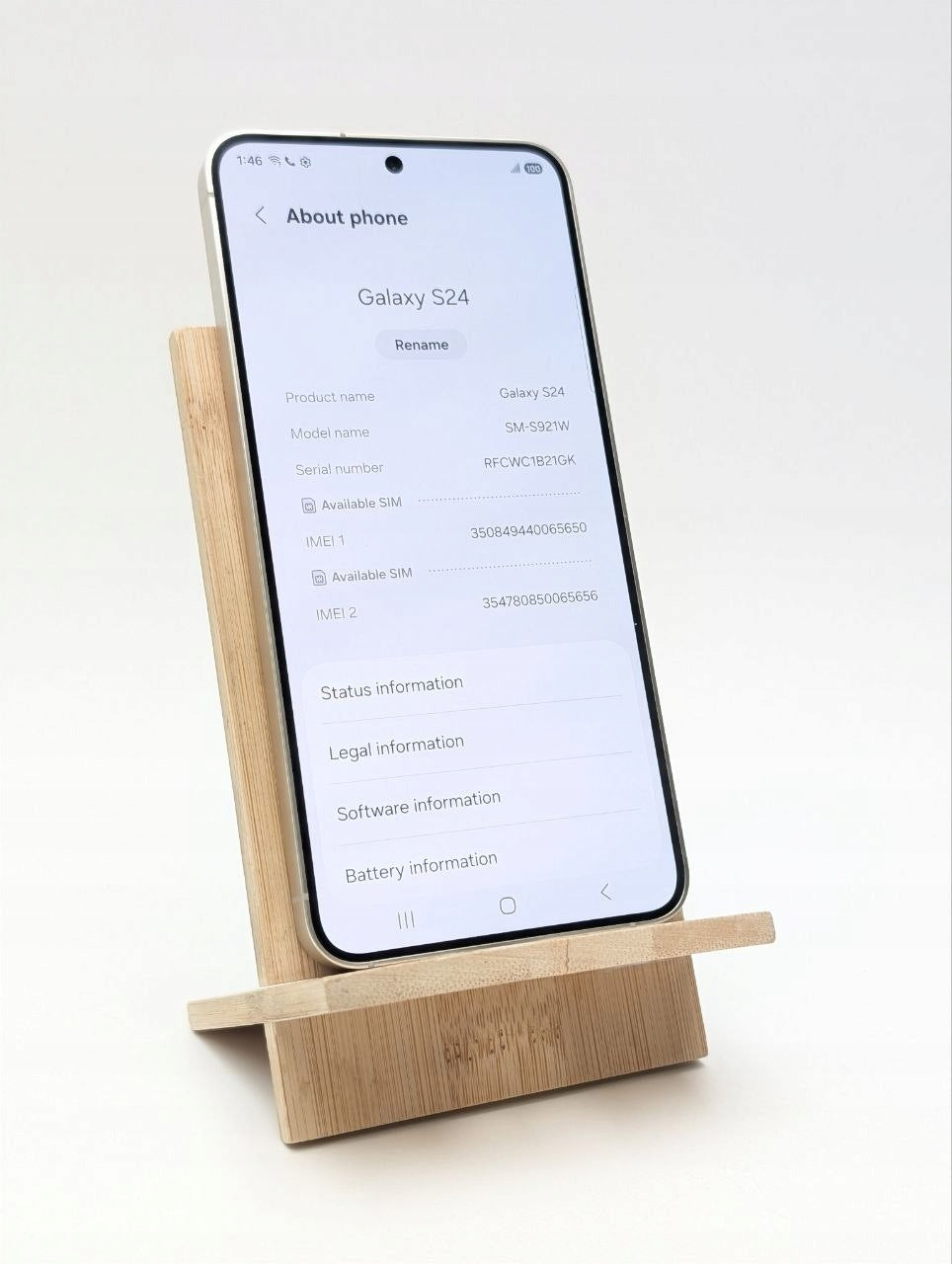 Samsung Galaxy S24 128GB Żółty | jak | Outlet, Bateria 90%