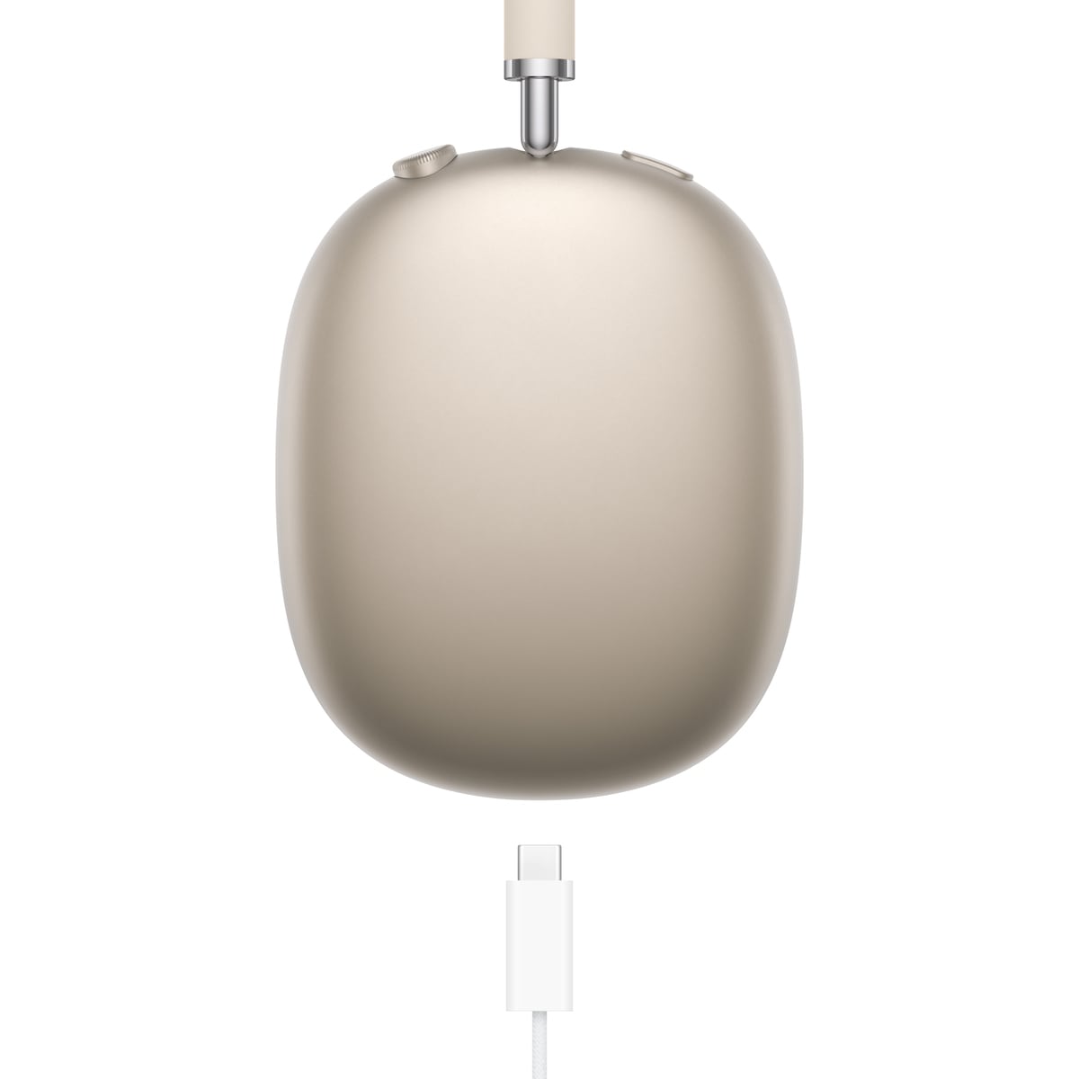 Słuchawki bezprzewodowe nauszne Apple AirPods Max Księżycowa Poświata USB-C