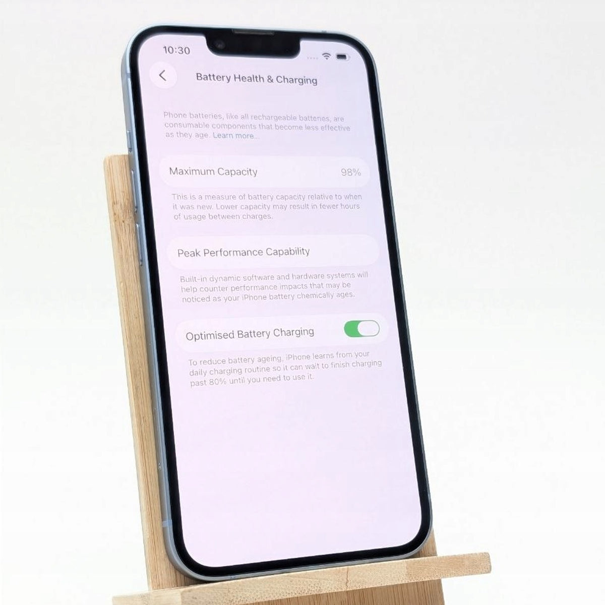 Apple iPhone 14 128GB niebieski | Outlet, Bateria 98%