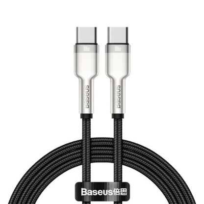 Kabel Baseus Cafule 100W 5A USB-C do USB-C 1m, czarny