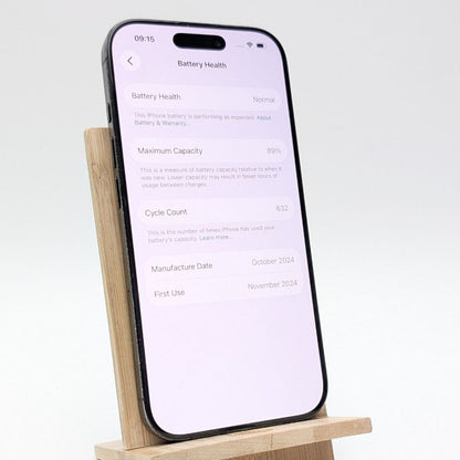 Apple iPhone 16 Pro 128 GB Tytan Czarny | Outlet, Bateria 89%