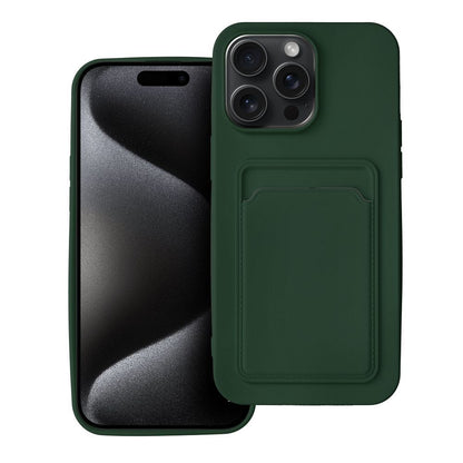 Etui Forcell Card Case z kieszenią na kartę – zielone