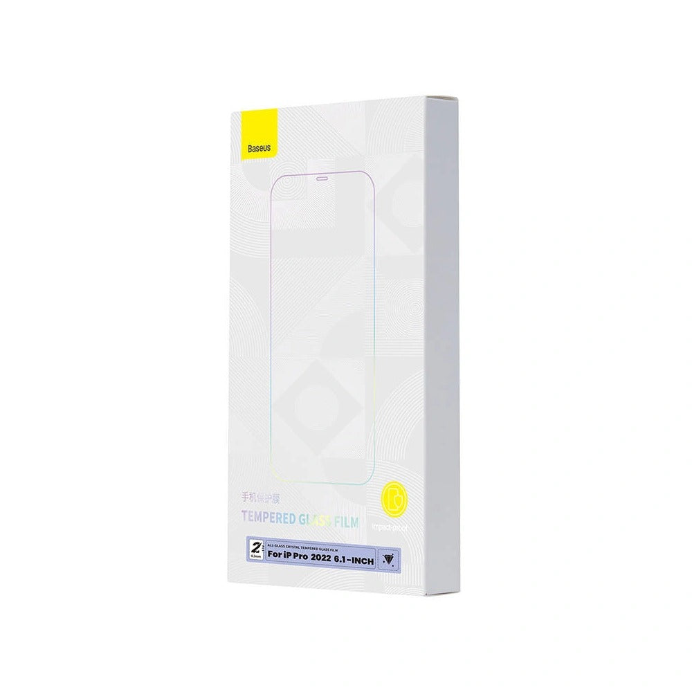 Szkło hartowane Baseus Crystal 0,3 mm do iPhone 14 Pro – 2 szt.