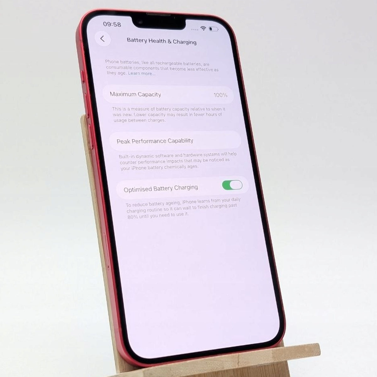 Apple iPhone 14 Plus 128 GB czerwony | bateria 100% | Outlet, Bateria 100%