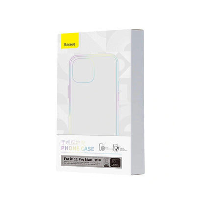 Etui Baseus Crystal Series do iPhone 11 Pro Max – przezroczyste, ze szkłem hartowanym