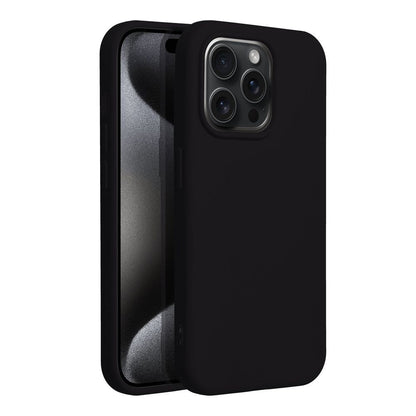 Etui do iPhone – jednolity kolor – iPhone 15 Pro / Czarny