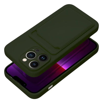 Etui CARD CASE do IPHONE 16 Pro zielony