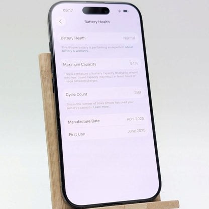 Apple iPhone 16 Pro 128 GB Tytan Czarny | eSim | Outlet, Bateria 94%