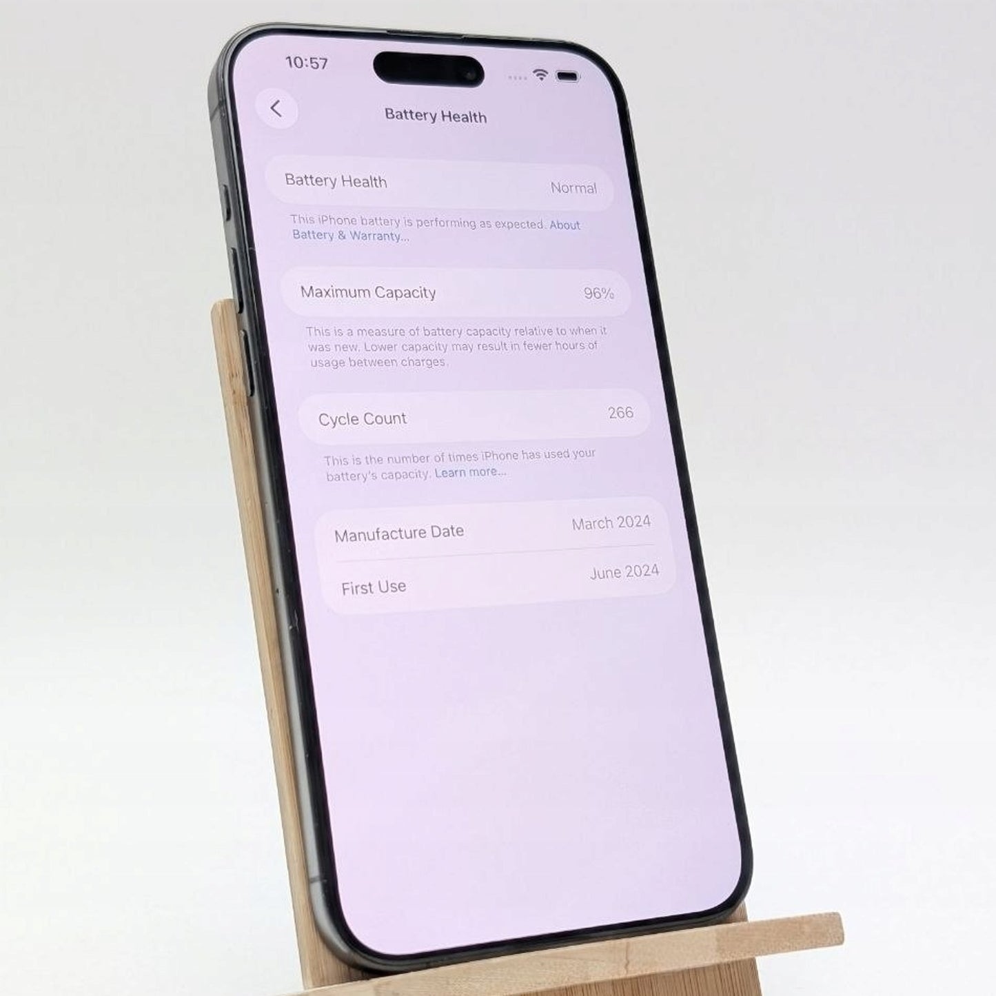Apple iPhone 15 Pro Max 256GB Czarny | Outlet, Bateria 96%