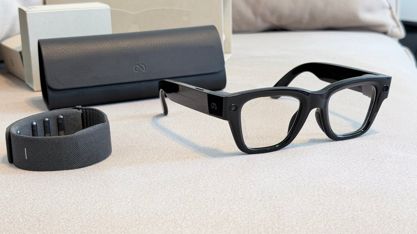 Meta Ray-Ban Display + Meta Neural Band — Shiny Black