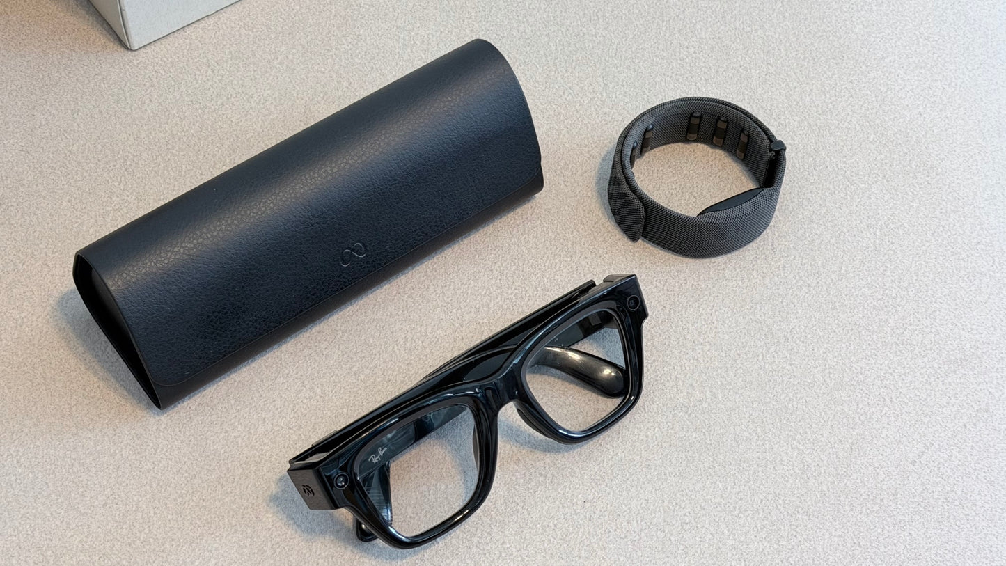Meta Ray-Ban Display + Meta Neural Band — Shiny Black
