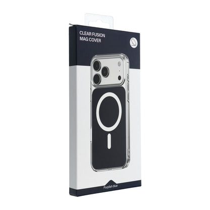 Futerał CLEAR FUSION MAG COVER kompatybilny z MagSafe do IPHONE - granatowy