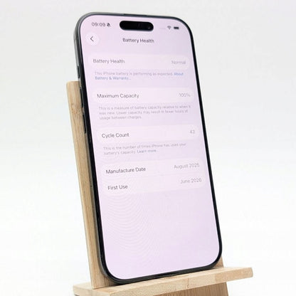 Apple iPhone 16 Pro 512 GB Tytan Czarny | bateria 100% | Used, Bateria 100%