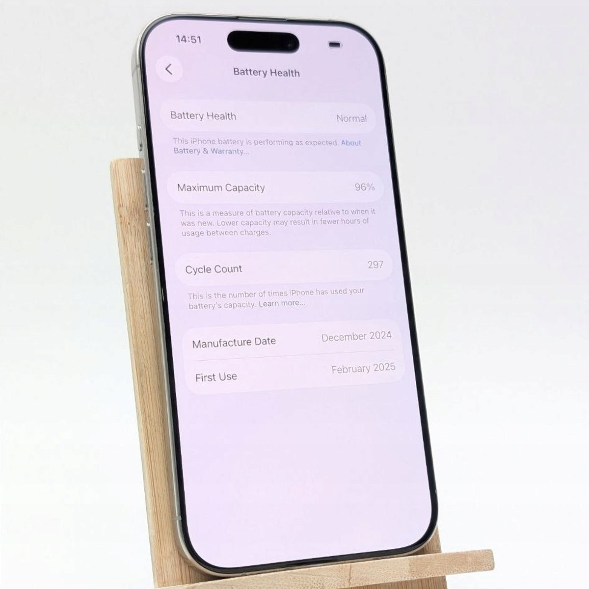 Apple iPhone 16 Pro 128GB Tytan Naturalny | eSim | Outlet, Bateria 96%