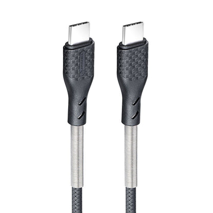 Kabel Forcell F-Energy Carbon USB-C – USB-C 1 m, 100 W – czarny