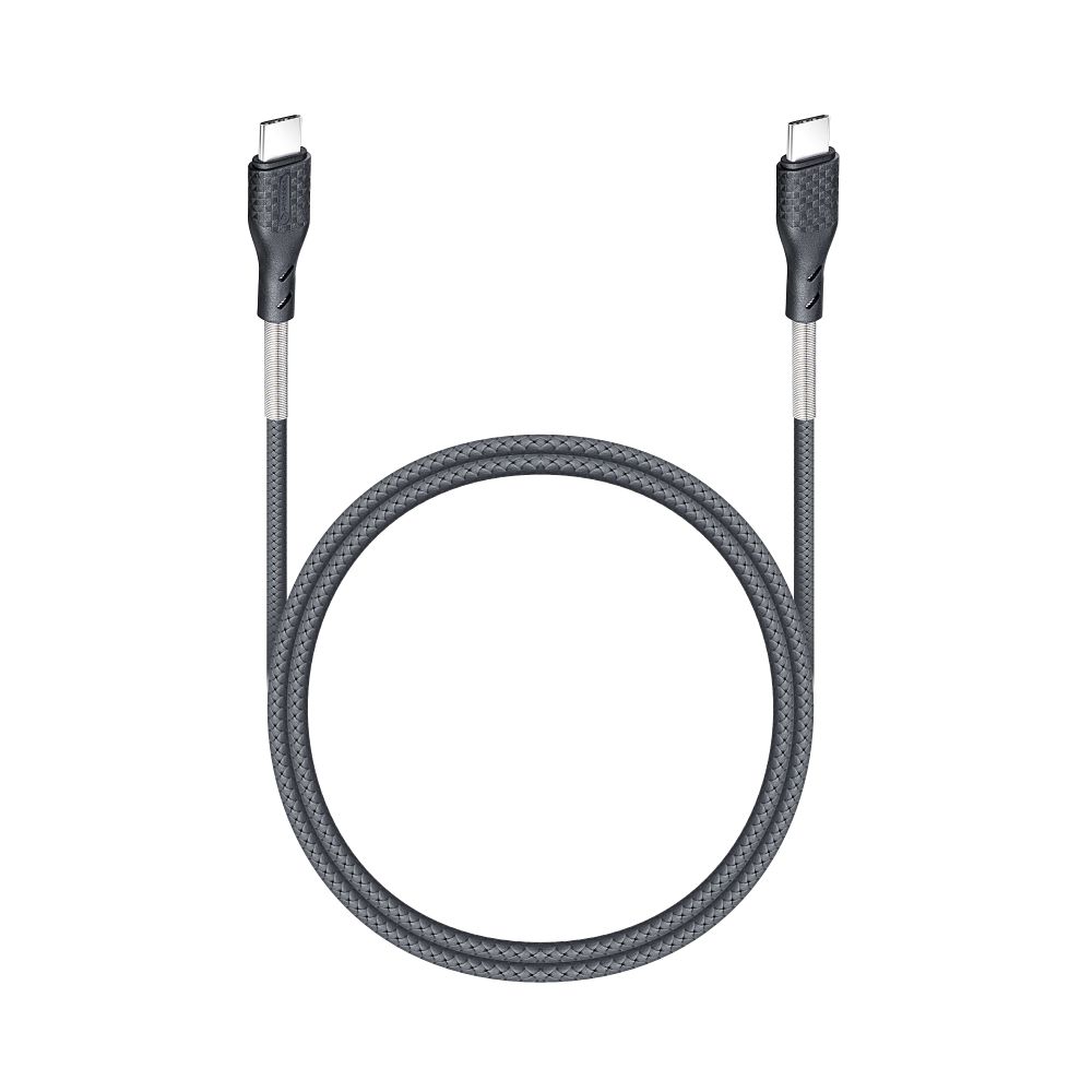 Kabel Forcell F-Energy Carbon USB-C – USB-C 1 m, 100 W – czarny
