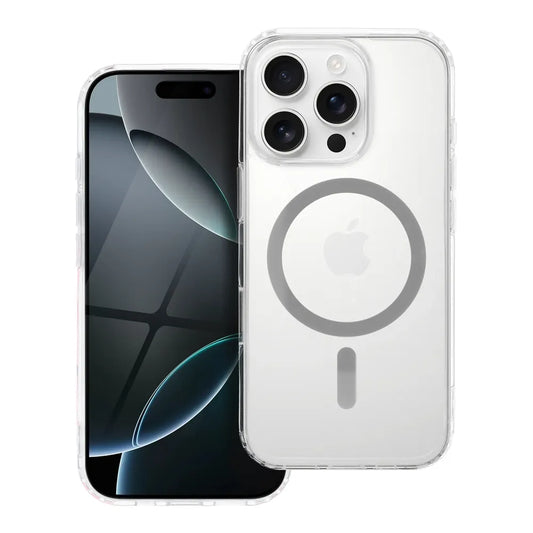 Drop Glue Colorful Ring Mag Cover kompatybilny z MagSafe pasuje do IPHONE 16 PRO MAX szary