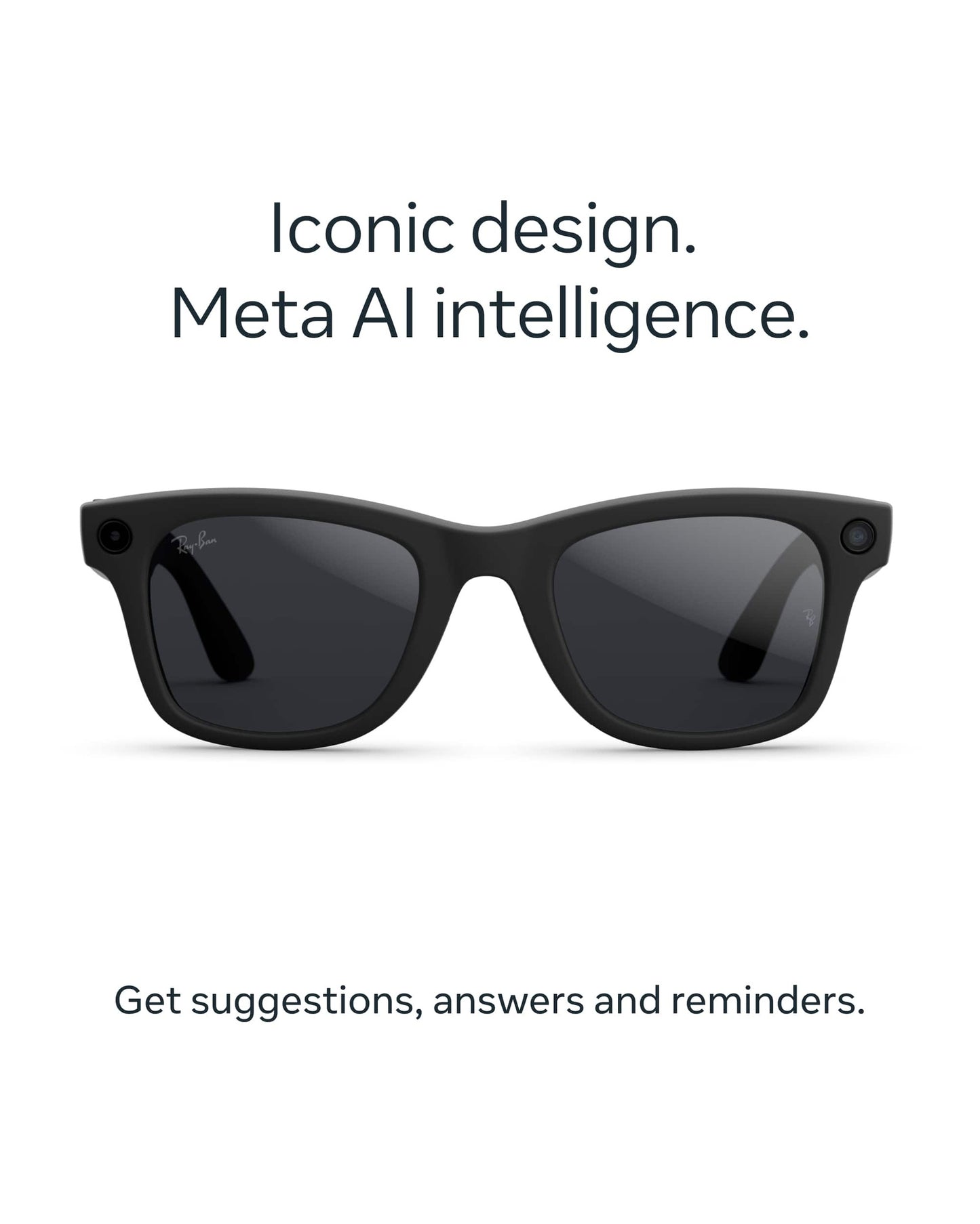 Ray-Ban Meta Wayfarer (Gen 2) — Matte Black / Transitions Grey — RW4012