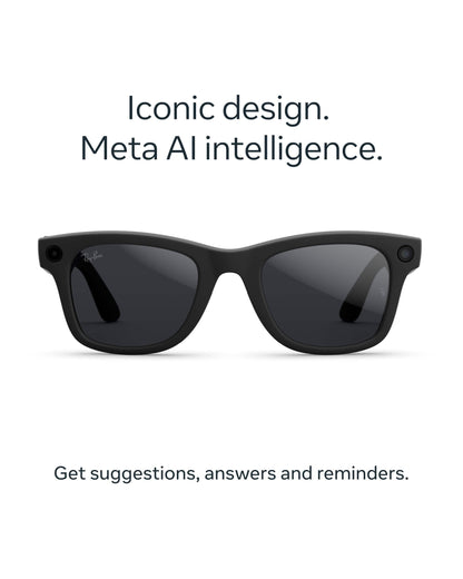 Ray-Ban Meta Wayfarer (Gen 2) — Matte Black / Transitions Grey — RW4012