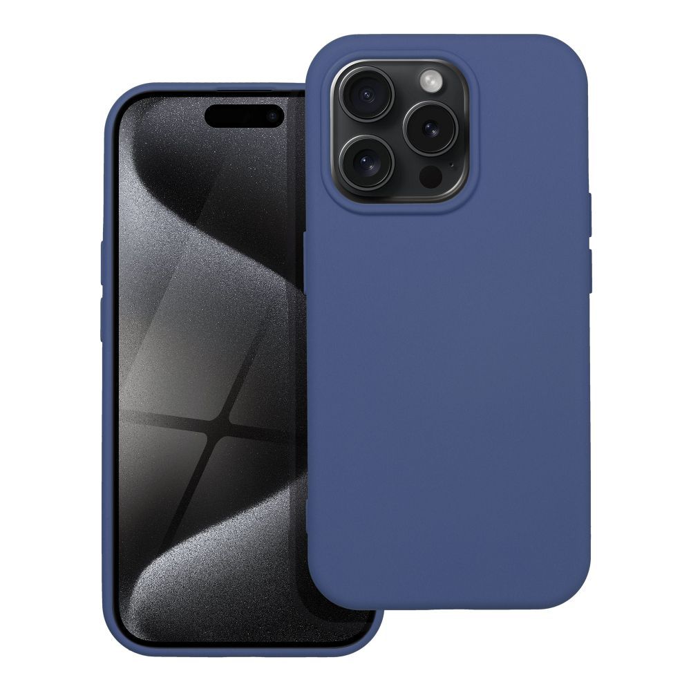 Etui do iPhone – jednolity kolor – iPhone 15 Pro / Niebieski