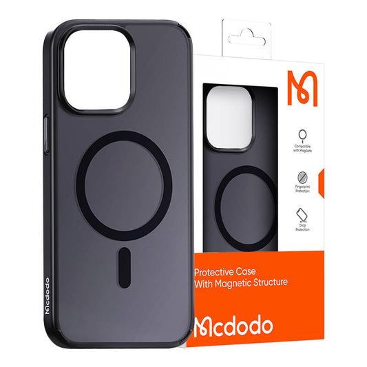 Etui McDodo Magnetic do iPhone (czarny)