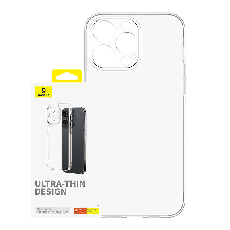 Etui na telefon iPhone15 ProMax Baseus OS-Lucent Series (Przezroczysty)