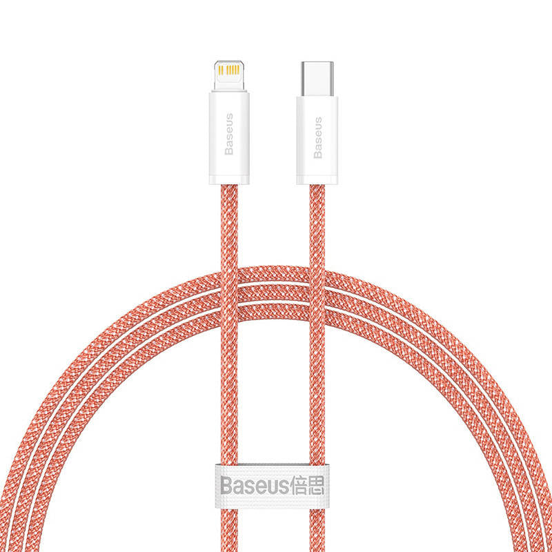 Kabel USB-C do Lightning Baseus Dynamic Series, 20W, 1m (pomarańczowy)