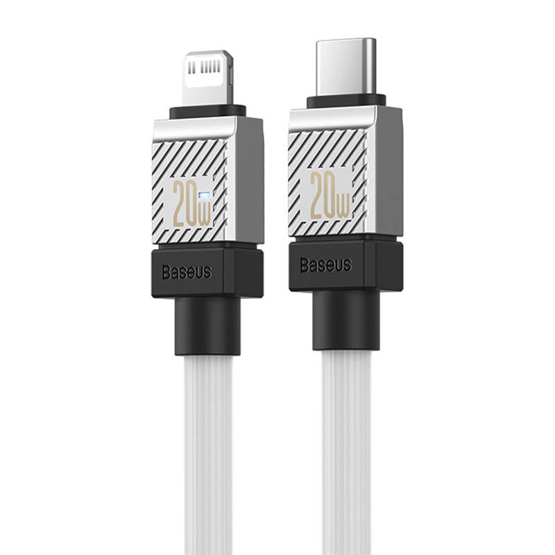 Kabel szybko ładujący Baseus USB-C do Lightning CoolPlay Series 20W 1m (biały)