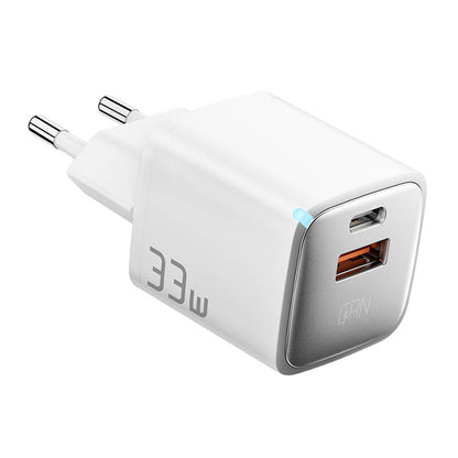 Ładowarka USB-A+ USB-C 33W Essager GaN (biała)