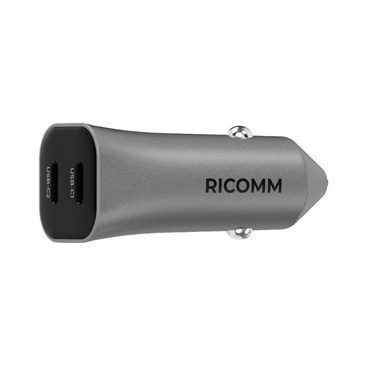 Ładowarka samochodowa 40W Ricomm RA401 2xUSB-C