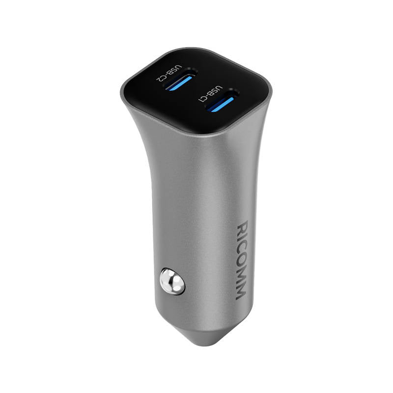 Ładowarka samochodowa 40W Ricomm RA401 2xUSB-C