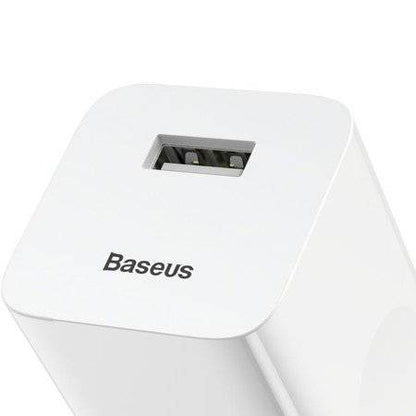 Ładowarka sieciowa Baseus Charging Quick Charger, USB, QC 3.0, 24W (biała)