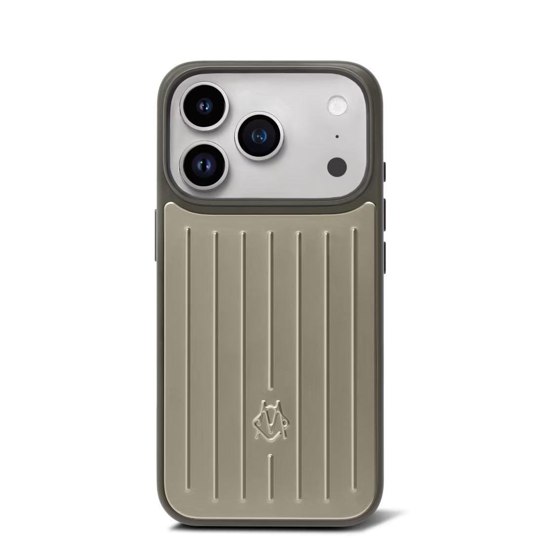 Etui RIMOWA Aluminium do iPhone 17 Pro – tytanowe (Titanium)