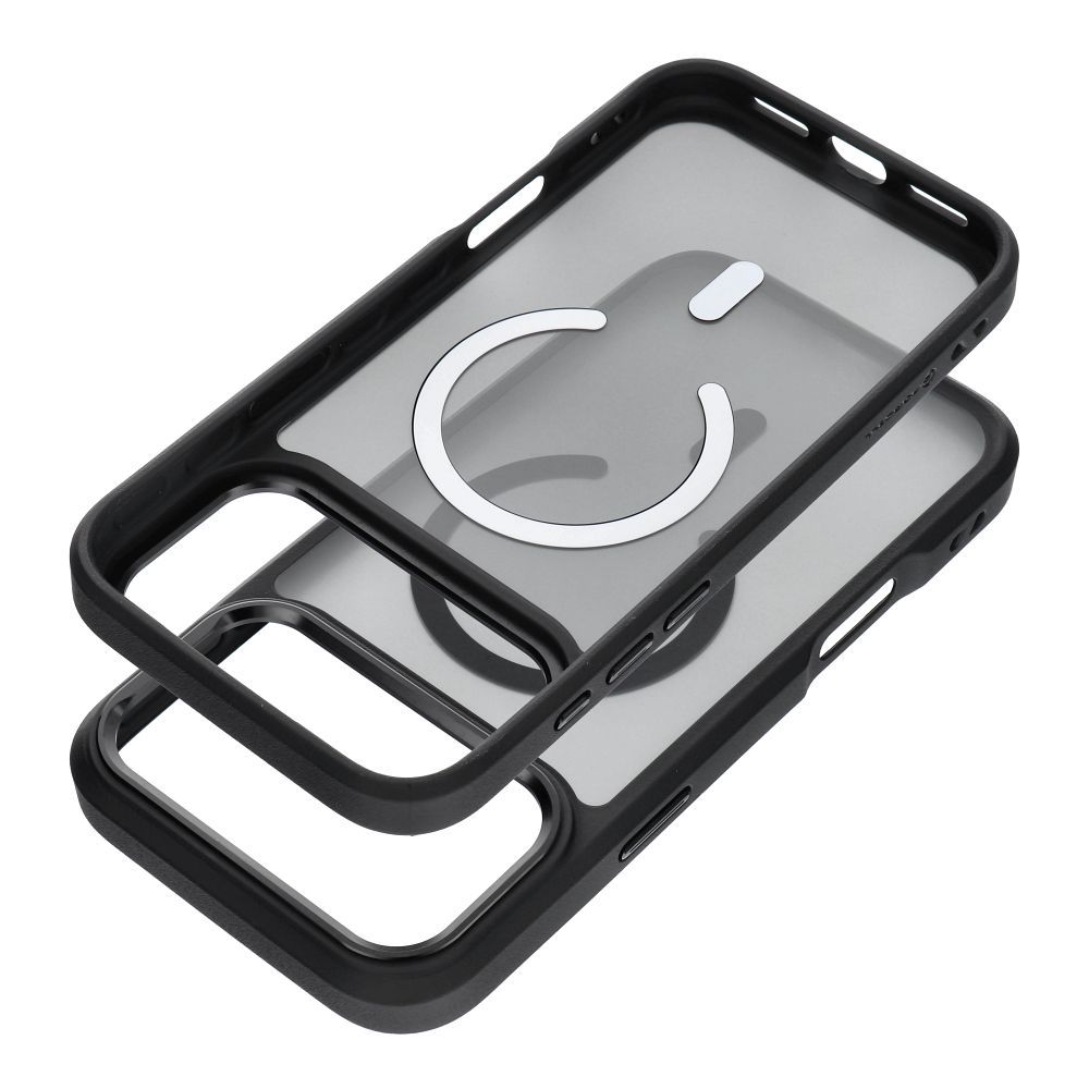 Etui Forcell F-Protect Smoke Hybrid Premium z MagSafe – czarne