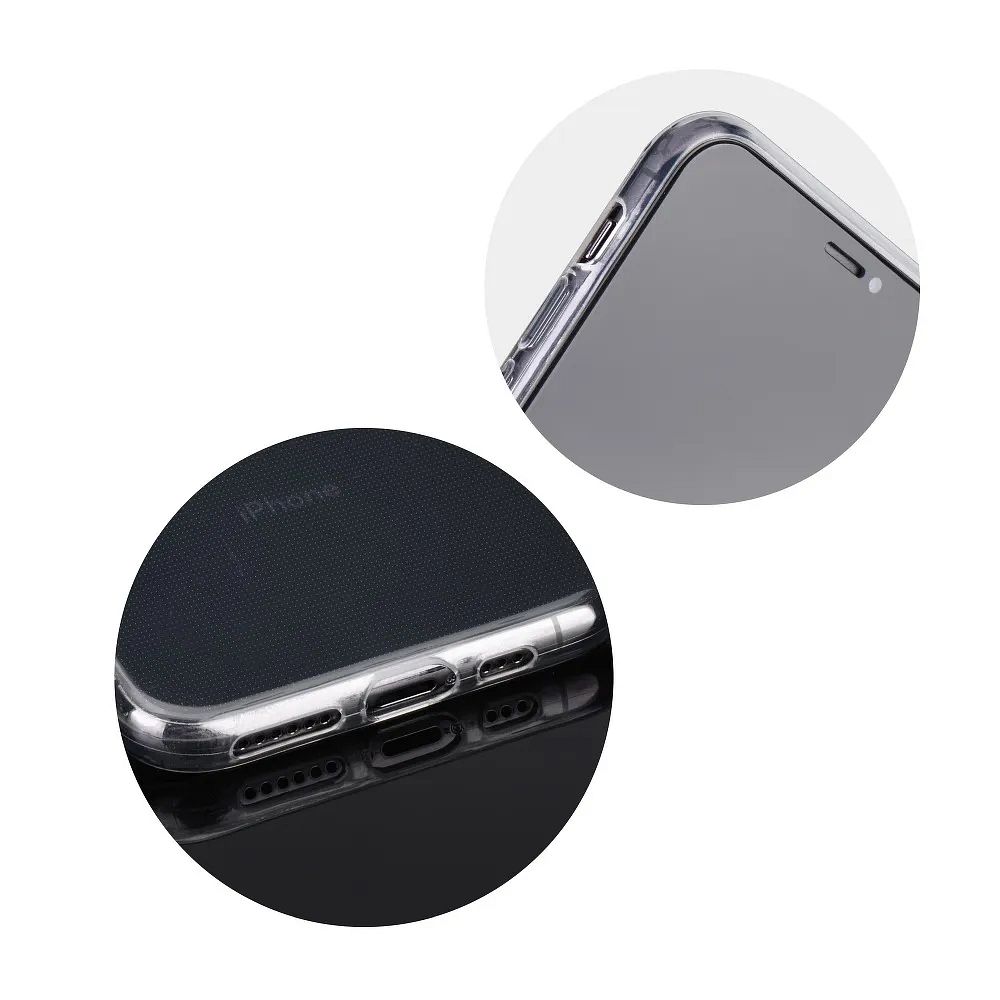 Etui Ultra Slim 0,5 mm – przezroczyste, zbliżenie krawędzi